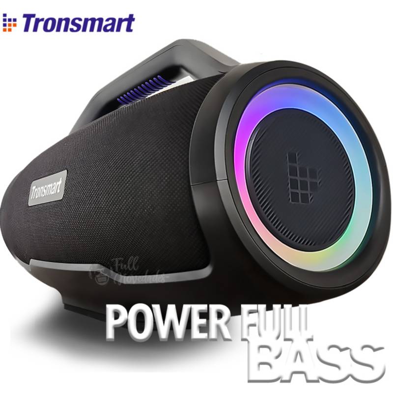 Parlante bluetooth Tronsmart Bang Max 130W, resistente al agua IPX6, hasta  24 horas de reproducción, luz led, función karaoke y guitarra, negro -  Coolbox