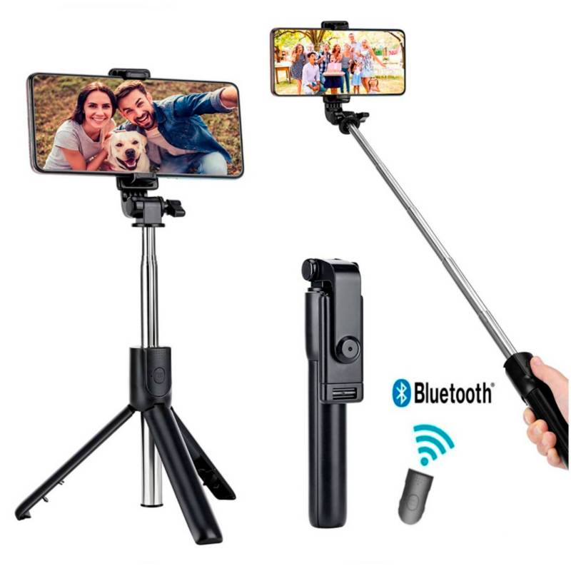 Bluetooth Selfie Stick Trípode Giratorio Soporte Para Teléfono En Vivo  Herramienta de Cámara MABOTO Bluetooth