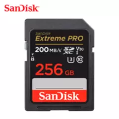 SANDISK - Memoria SD SANDISK EXTREME PRO 256GB de 200mbs - ORIGINAL