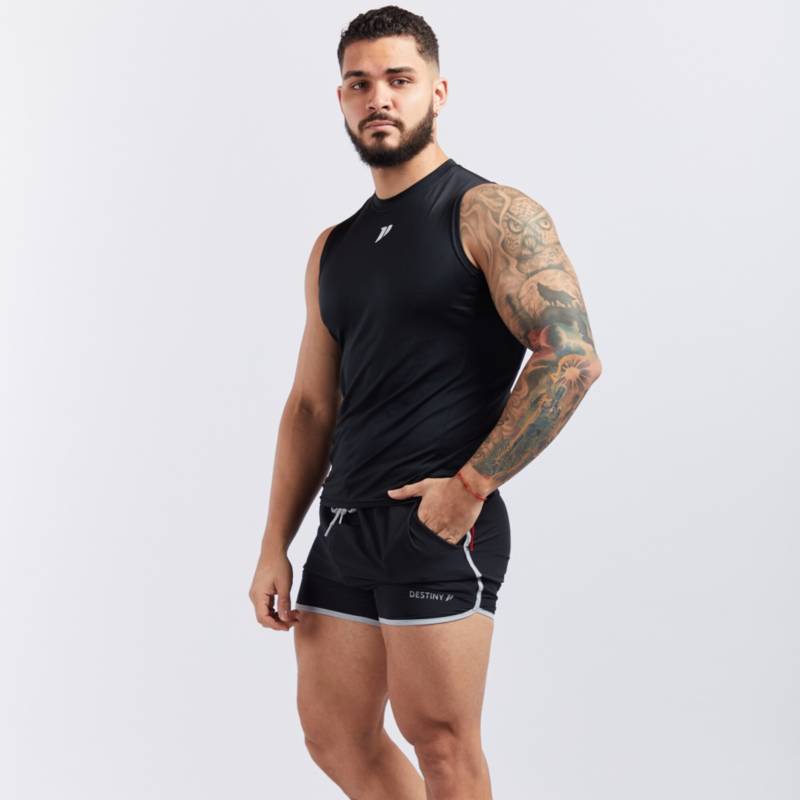 Short Deportivo Essential Negro – Destiny Fit Wear