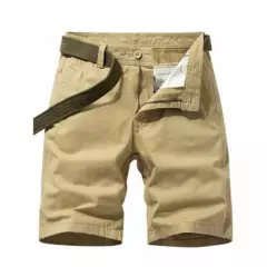DENISASAA - Pantalones cortos Cargo Casual Stretch Pantalones de playa para hombre