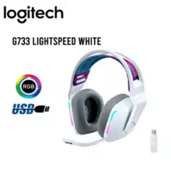 LOGITECH - Audifono CMicrofono Logitech G733 Blanco