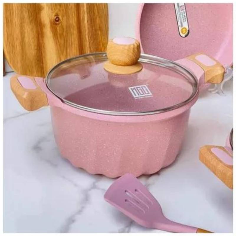 Distribuidora Roland - 🍲Set de Ollas de Marmol Antiadherente🍲 ✨Materiales  Premium con Tapa Vidrio Templado✨ 🔥Liquidación TOTAL, Q549.00🔥 🚫Precio  Normal