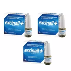 PHARMARIS - Pack x3 EXCINAIL Esmalte X 35mL