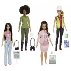 BARBIE - Set de Muñecas Barbie Profesiones Eco Sostenibles
