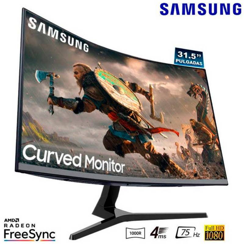 SAMSUNG - Monitor Samsung LC32R500FHLXPE 32 Curvo VA FHD 75HZ 4MS HDMI