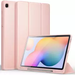 GENERICO - Funda Case Galaxy Tab S6 Lite 10.4 2022 2020 Con Porta Lapiz - ROSA