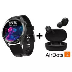 XIAOMI - Audífonos Bluetooth Redmi Airdots 2 y Smartwatch WH8 reloj inteligente