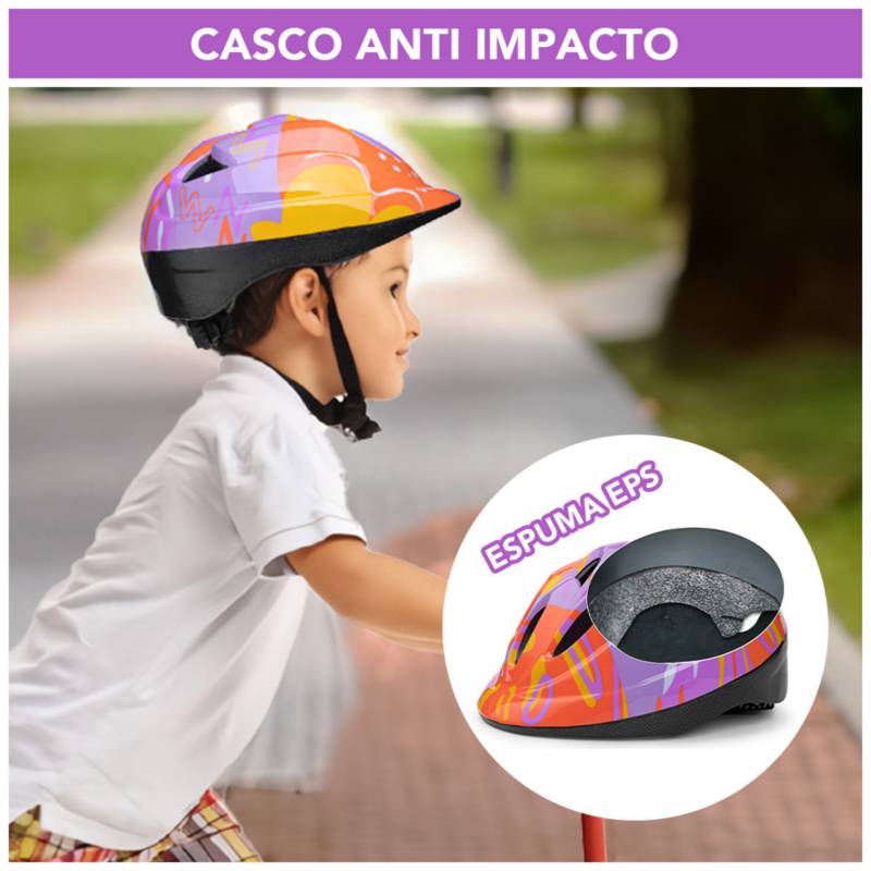 Casco de Bicicleta Seguridad para Niños C15