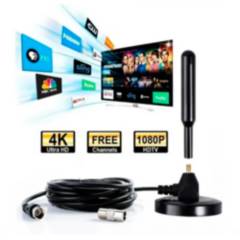 IMPORTADO - Antena Para Tv Digital Full HD Televisión Smart y Antiguo con base