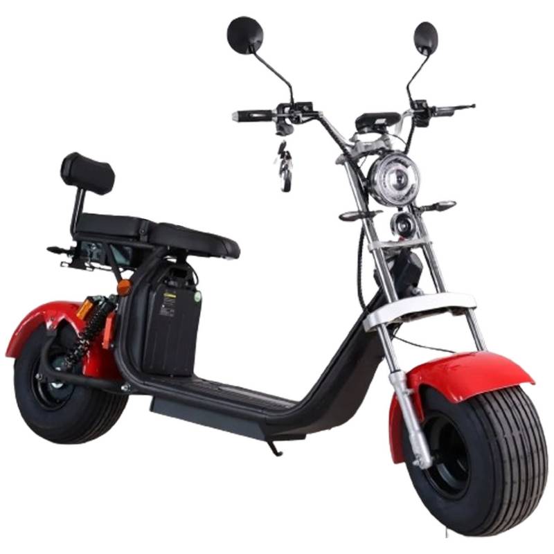 Moto Eléctrica Scooter Autonomía 80-90KM - YW06 NEGRO EBIKER GENERICO