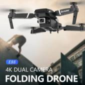 Dron Profesional E88 4K - Gran angular Doble cámara Wifi de 24Ghz GENERICO