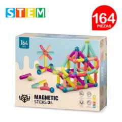 STM - Bloques magnéticos didácticos STEM caja 164 piezas