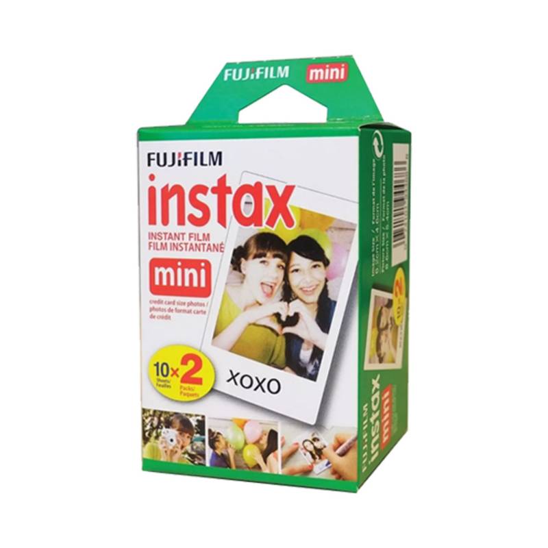 Camara Fujifilm Instax Mini11 Celeste + Pack de peliculas X 20 +Estuche