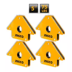 INGCO TOOLS - Pack x4 unidades de Escuadra Magnetica para soldar 4