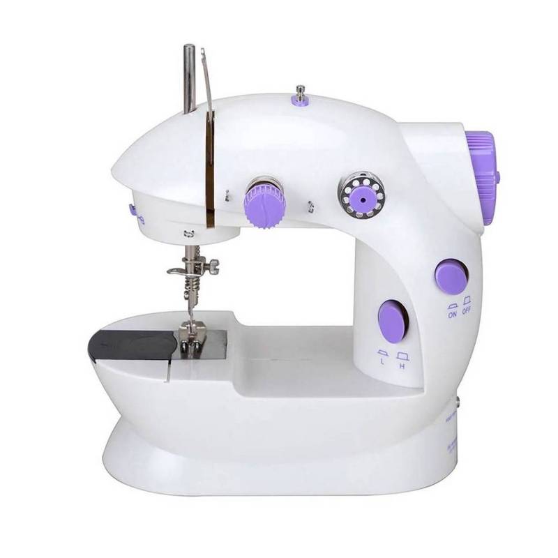 Mini maquina de coser con pedal portatil