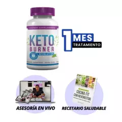 KETO WEIGHT LOSS - QuemaGrasa KetoBurner Promo x1 + Asesoria x1 Mes + Recetario Fit