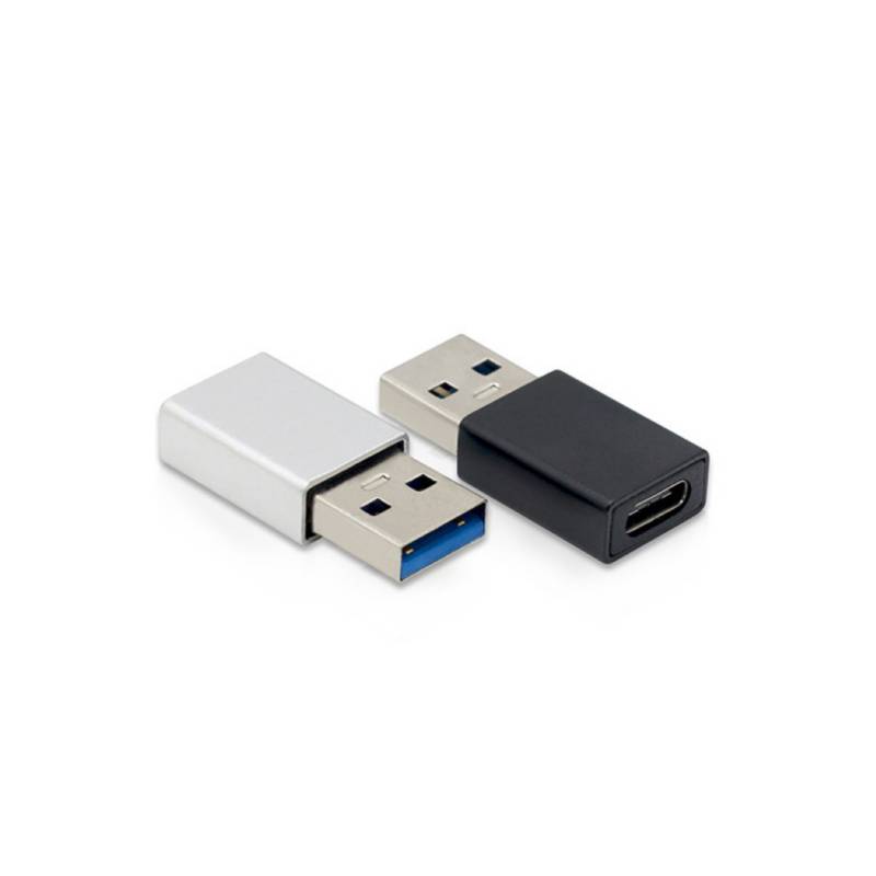 OTG adaptador MICRO USB hembra a USB-C macho Aluminio