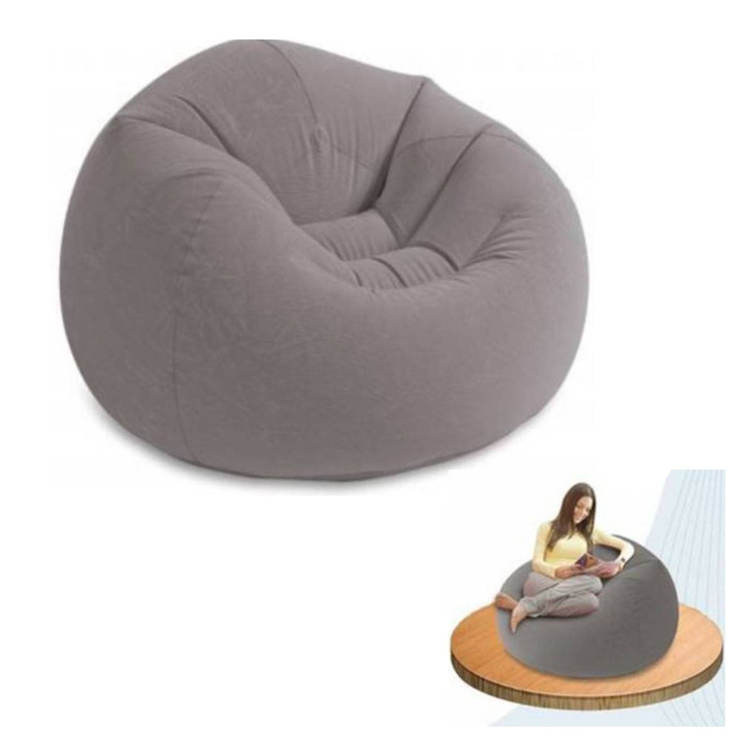 Sillon Puff Inflable Intex