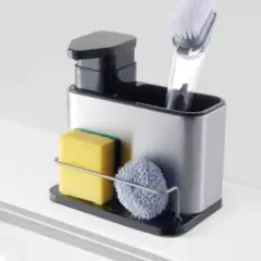 EKO - Organizador lavadero con dispensador jabón acero EKO Tidy