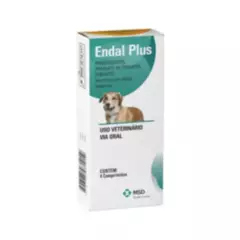 MSD - Endal Plus Antiparasitario para Perros Caja x4 tabletas
