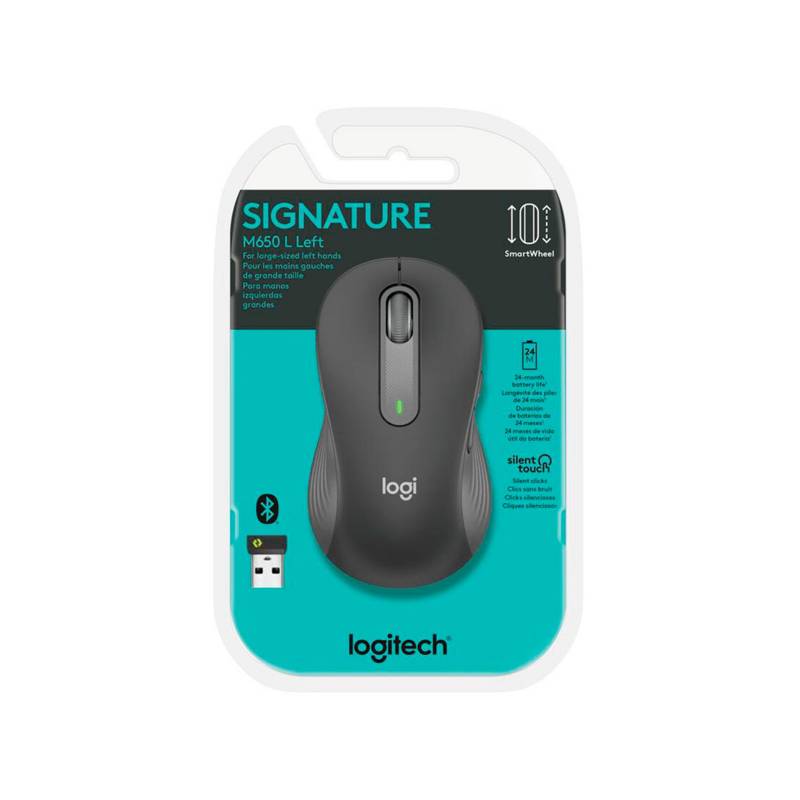 Logitech Signature M650 L Left Mouse Wireless, P…