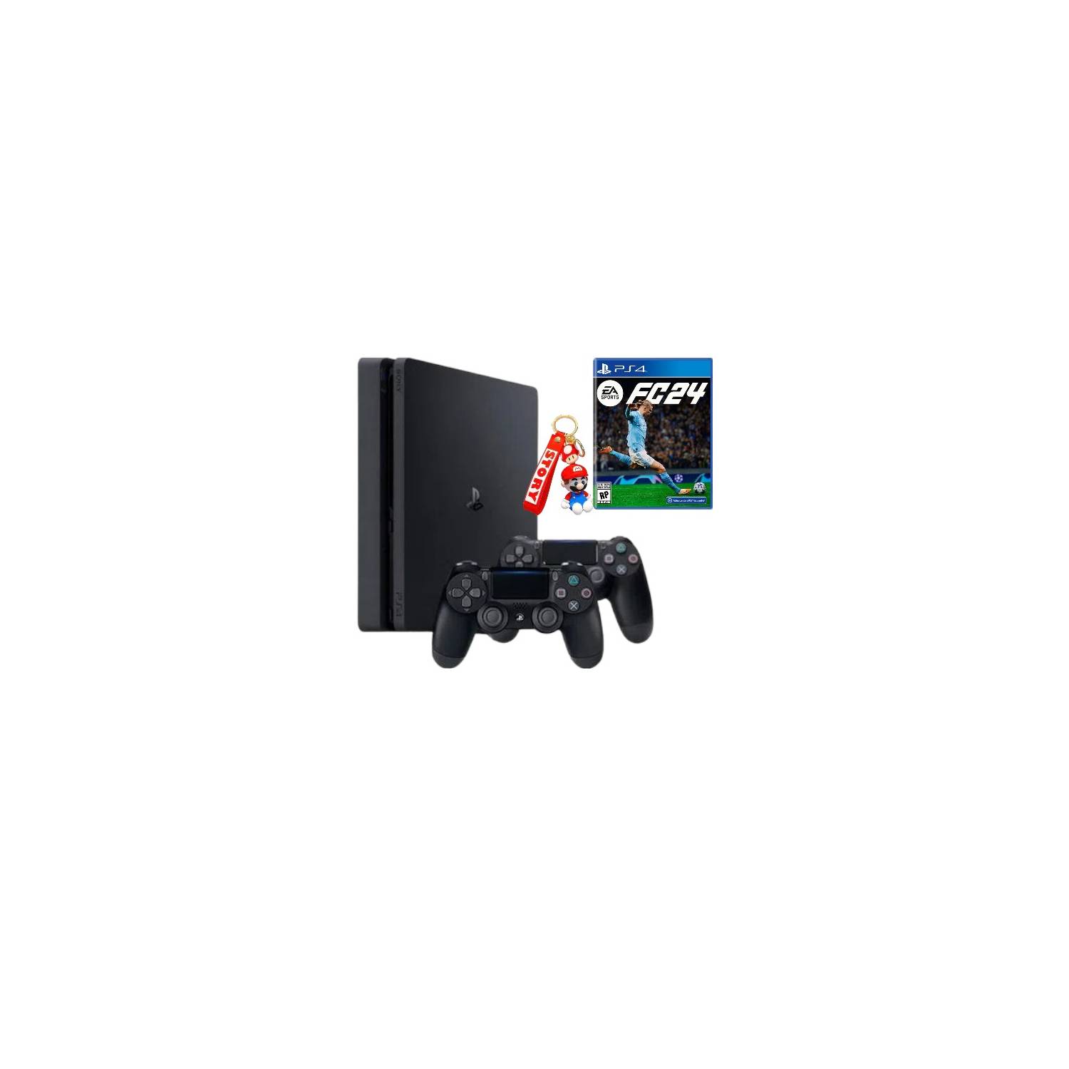 Consola Ps4 Slim 1TB Negro + 2 Dualshock reacondicionada SONY