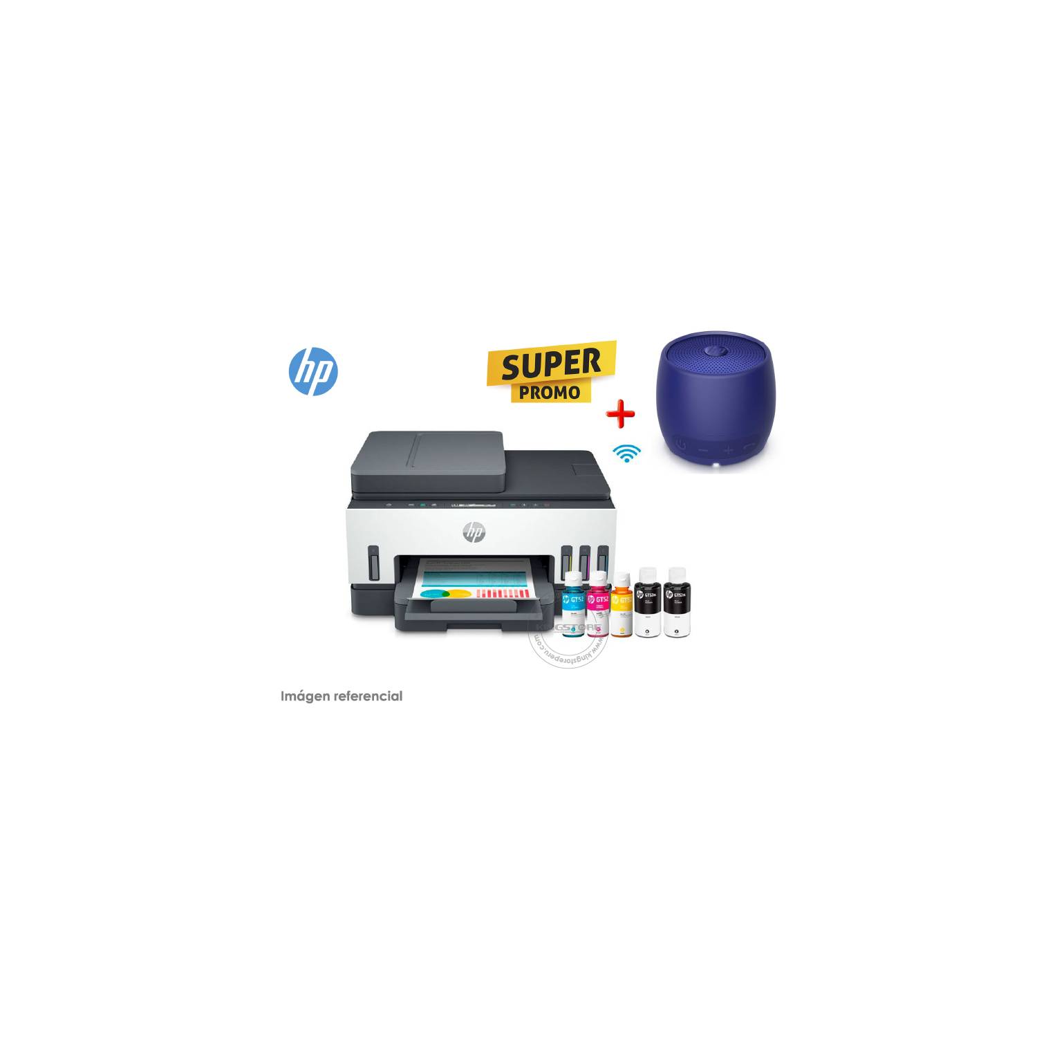 Impresora Multifuncional HP Smart Tank 750