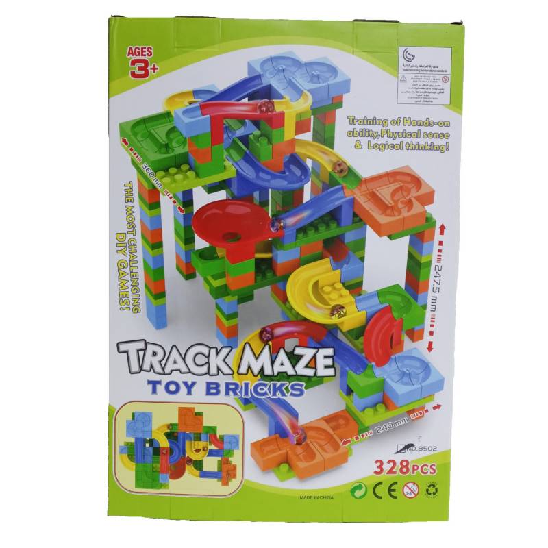 Juguete Bloques Pista Toy Bricks Niño 328pza Track Maze Generico 9187