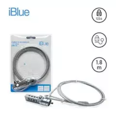 IBLUE - Cable de Seguridad Iblue de Laptop Universal 18M
