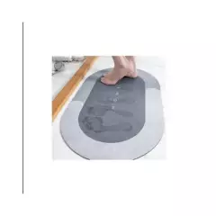 GENERICO - Alfombra de baño tapete absorbente para ducha anti deslizante