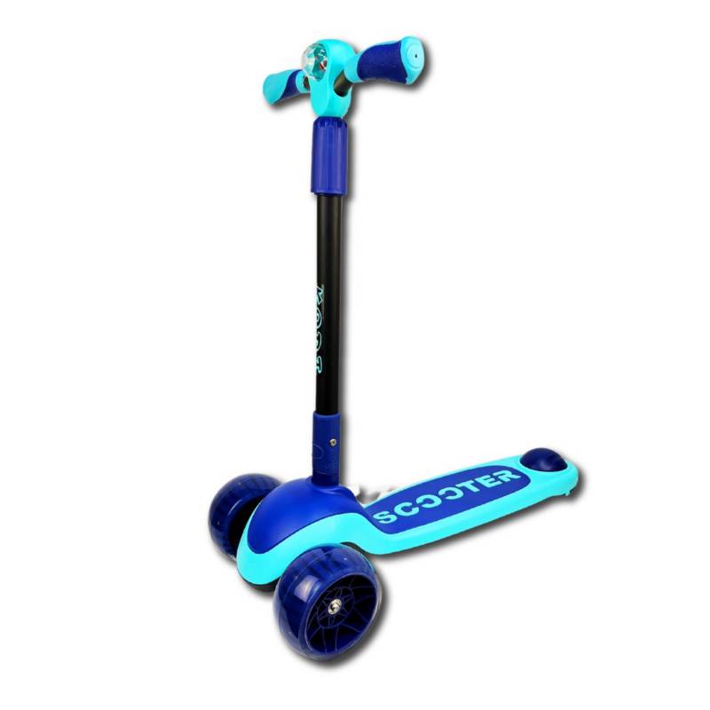 UNIVERSAL - SCOOTER PARA NIÑOS CON LUCES AZUL DE 5-15 AÑOS KODI URBAN