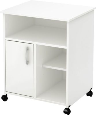 Mueble Porta Impresora & Organizador Bonno Basha Blanco