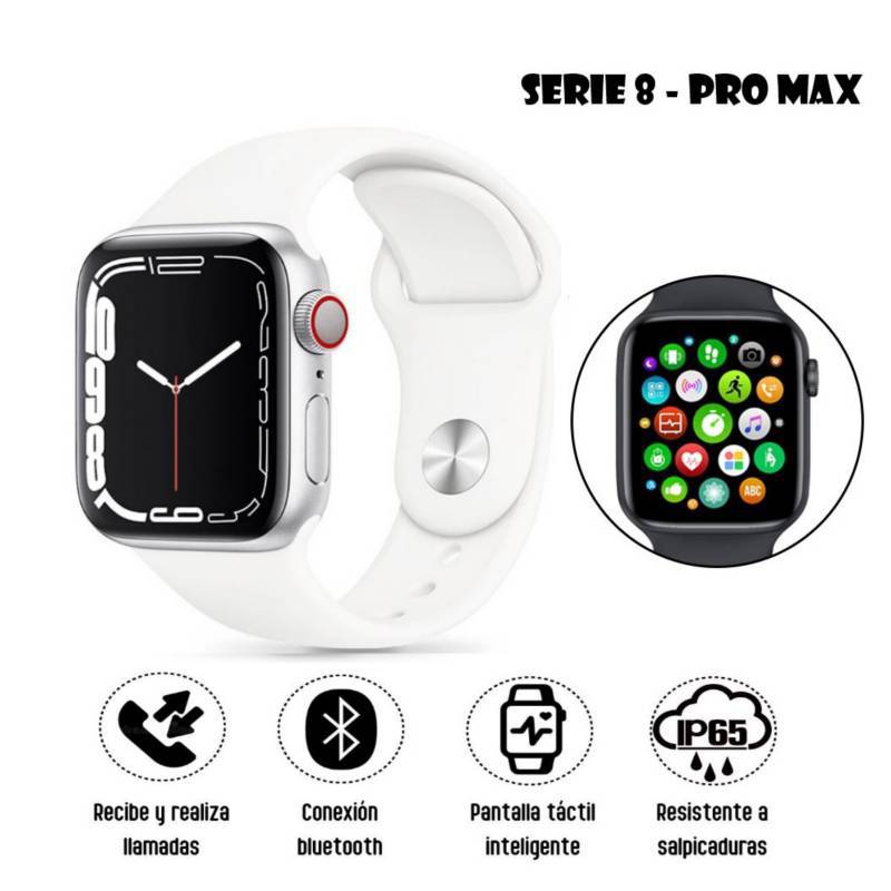 Reloj Inteligente Smartwatch I8 Bluetooth Rosa