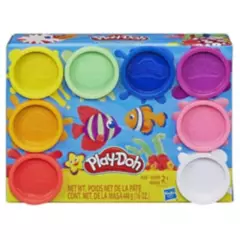 PLAY DOH - Plastilina Play-Doh Pack x8 Potes de 2 oz (448 gr)