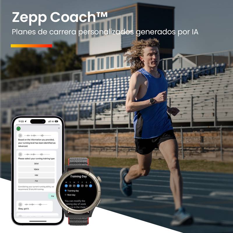 Manual de usuario del reloj inteligente amazfit Cheetah Pro