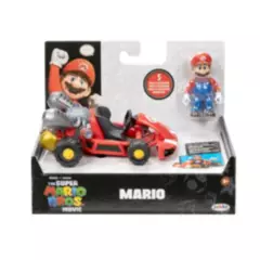 JAKKS PACIFIC - Super Mario Bros La Película - Figura Mario Kart