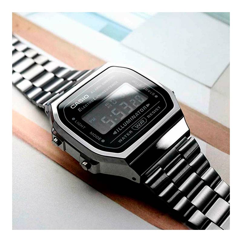 Reloj Casio Digital Unisex A-168WGG-1A — La Relojería.cl