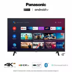 PANASONIC - Televisor Panasonic 43 UHD Smart Android TC-43HX550P
