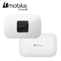 BMOBILE - Modem Router Portátil Bmobile  MIFI M6L 4G LTE Liberado - BLANCO