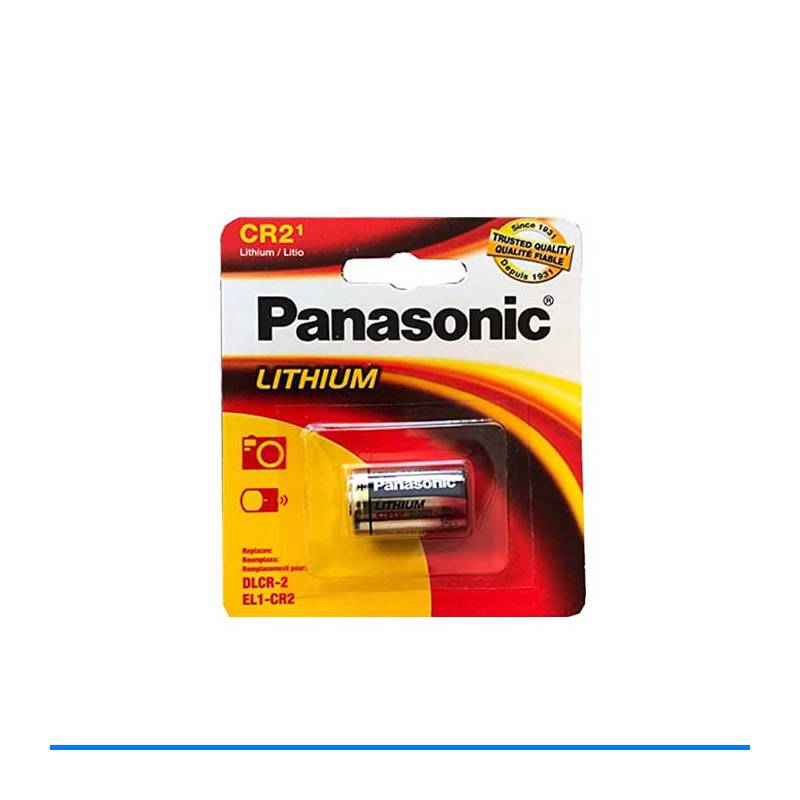 Pila CR2 Litio 3V Panasonic 1 blister cámaras, miras telescópicas, collares  de mascotas alarmas etc