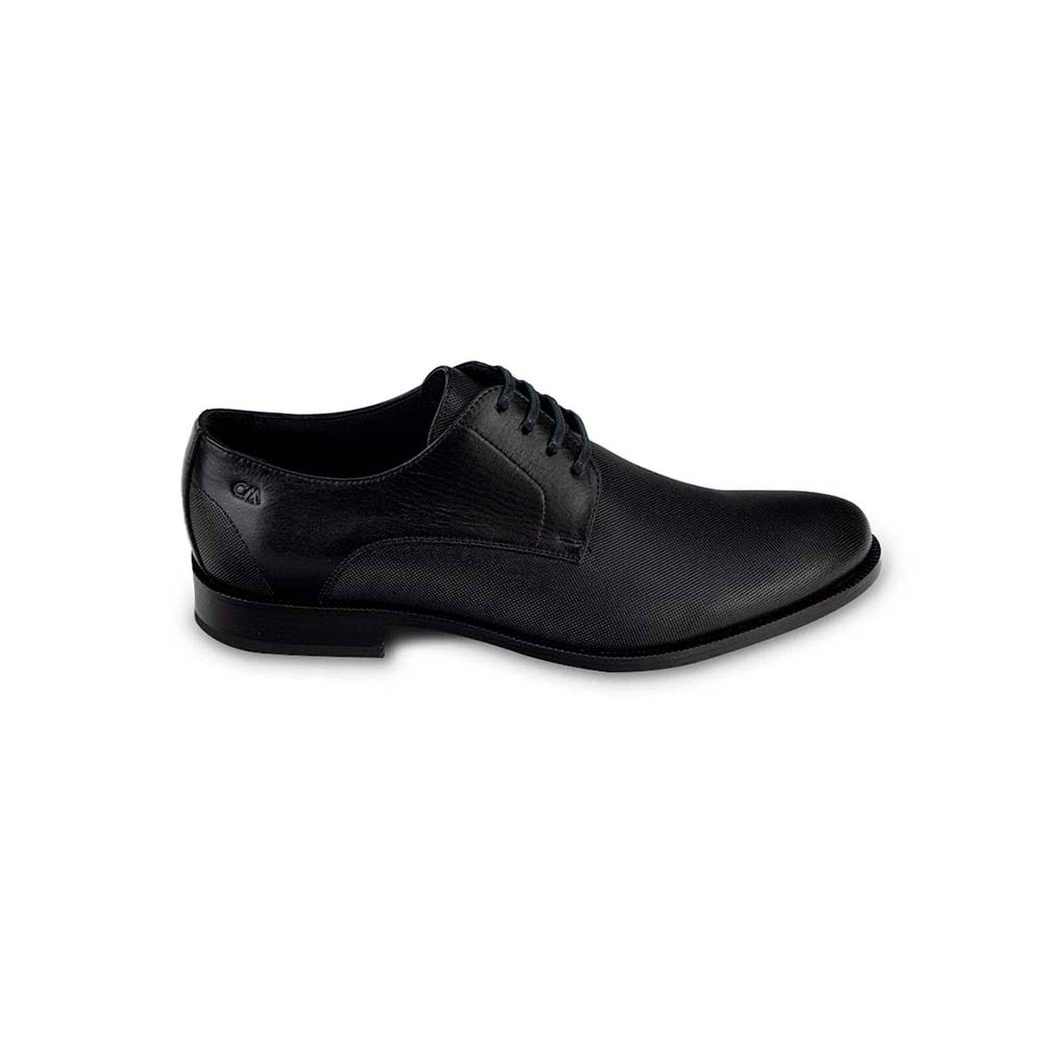 Negro Formal Puntiagudo Zapatos Hombre Por Bugatti