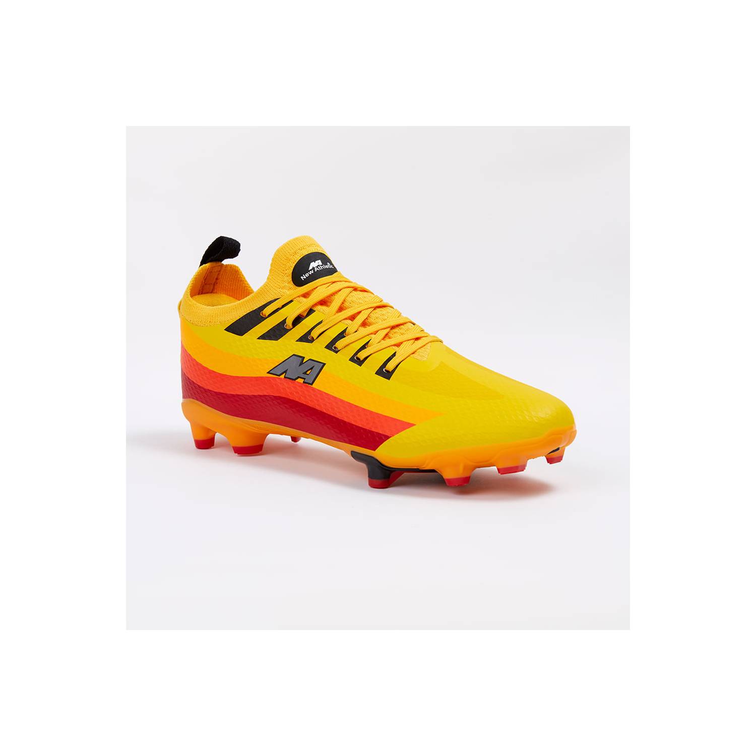 ZAPATILLAS NEW ATHLETIC FOOTBALL AGIFUG36 AMARILLO CON ROJO PARA