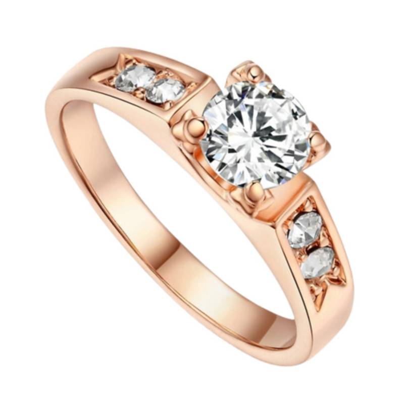 Anillo de Matrimonio Diamonds Dream Mujer Bañado Oro 18K Genieka GENERICO