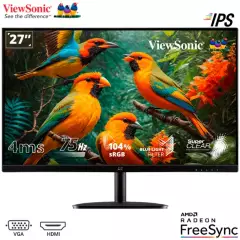 VIEWSONIC - Monitor 27 ViewSonic VA2735 Full HD IPS 75HZ 4ms AMD FreeSync