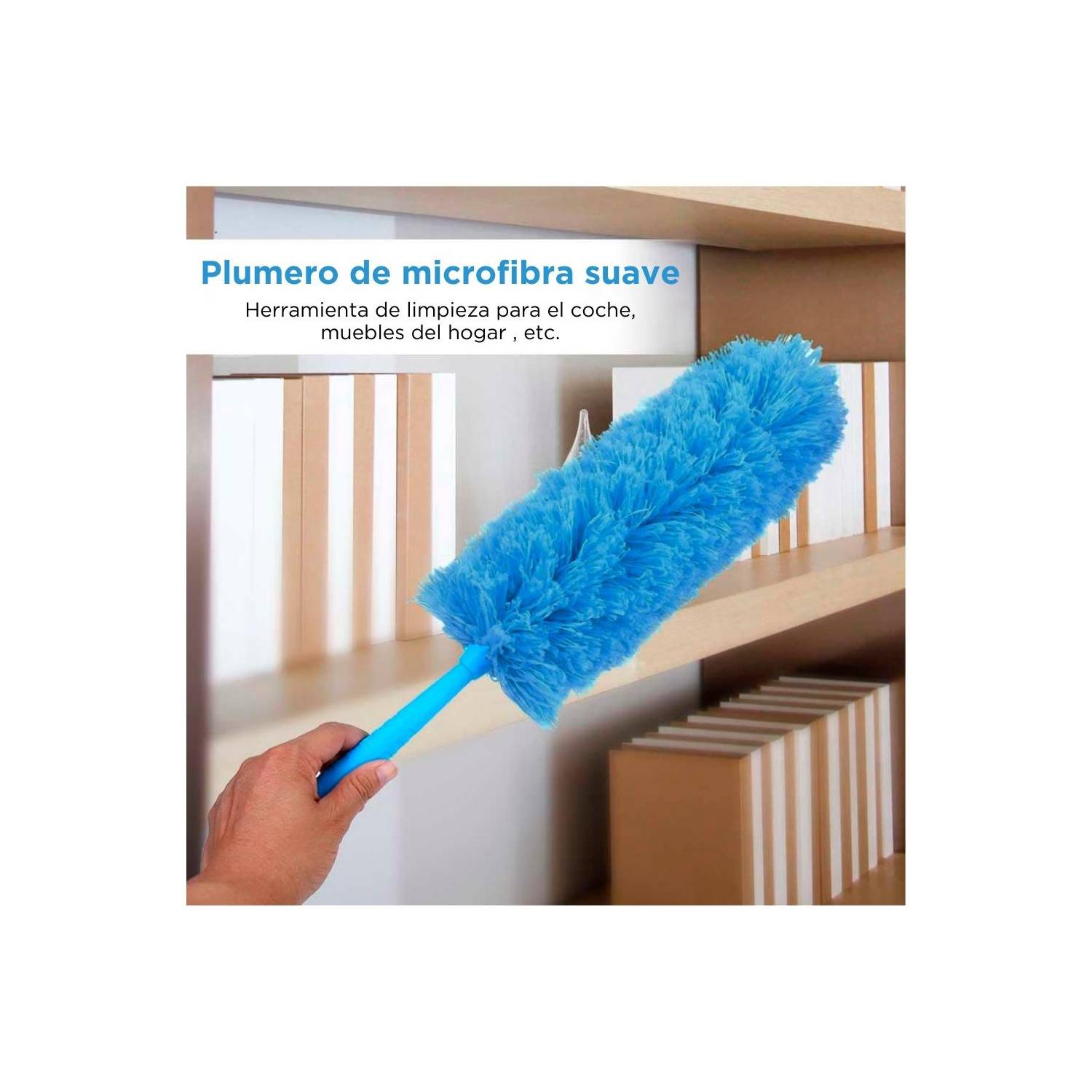 PLUMERO MICROFIBRA MAX AZUL – FARCOSA – Productos de Higiene y Desinfección