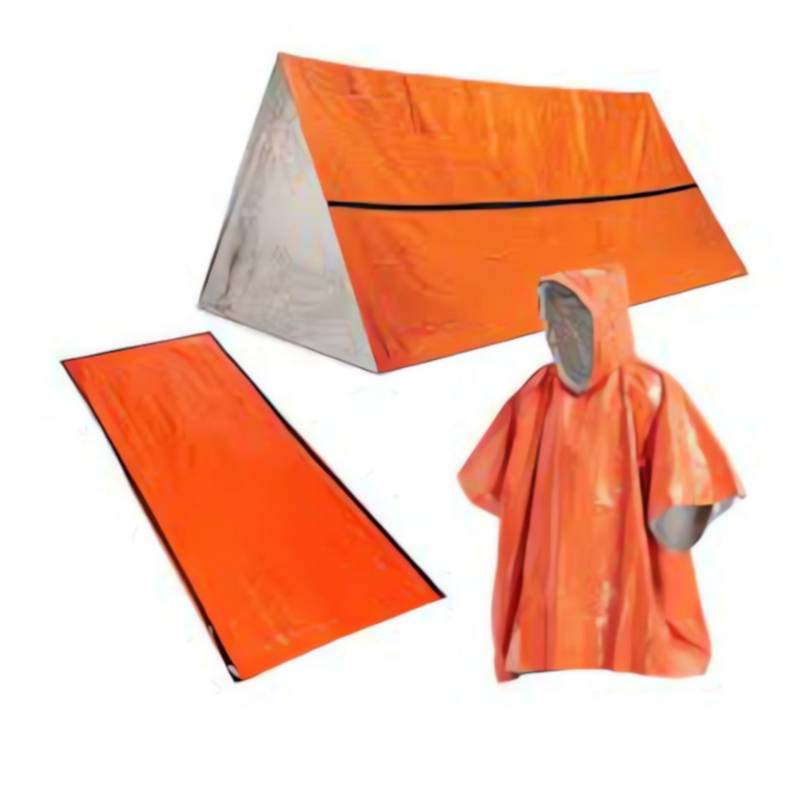 PONChO LLUVIA Térmico Aluminio IMPERMEABLE MANTIENE CALOR Reversible  GENERICO