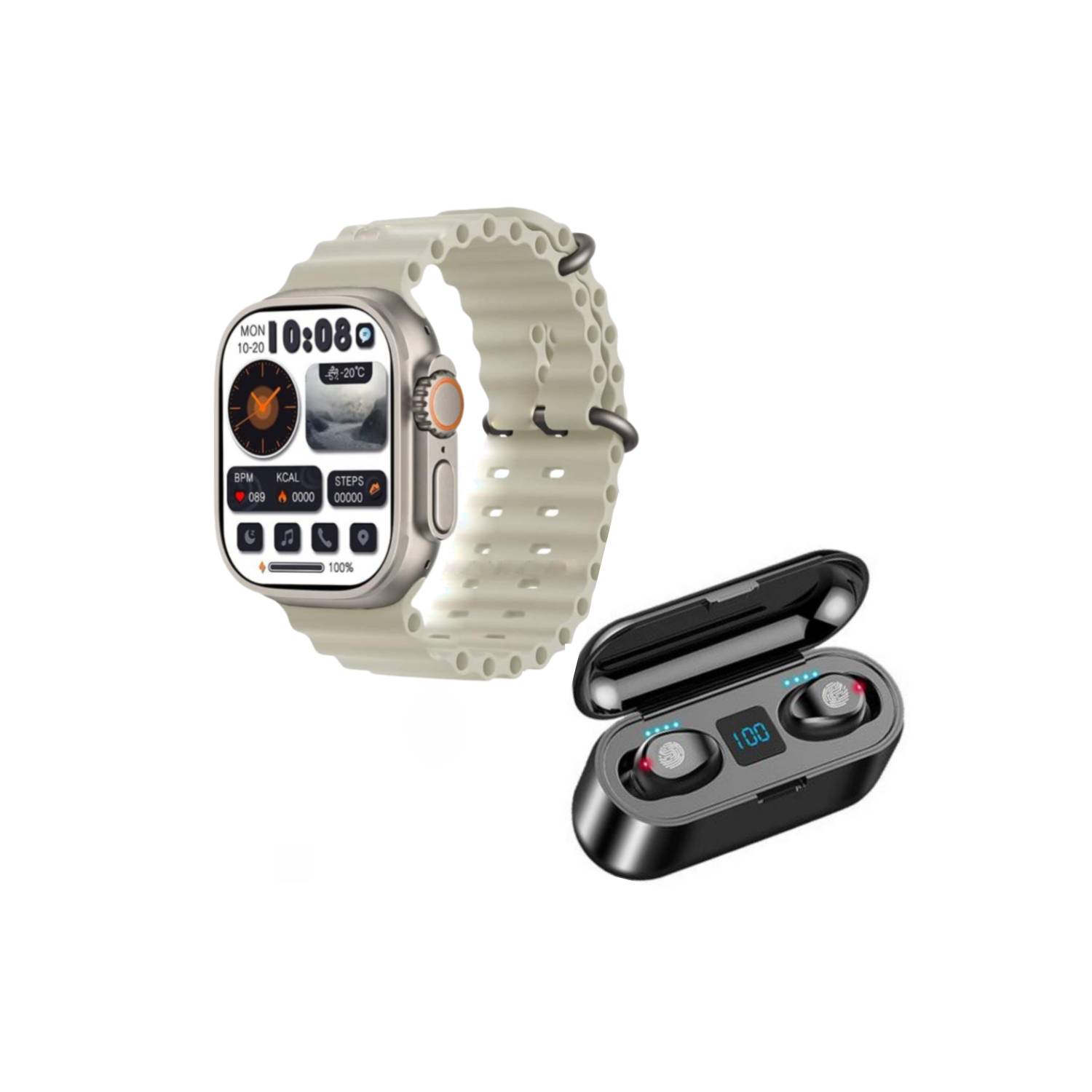 Pack Smartwatch Hello Watch 3 Negro 4GB Amoled Acuatico y
