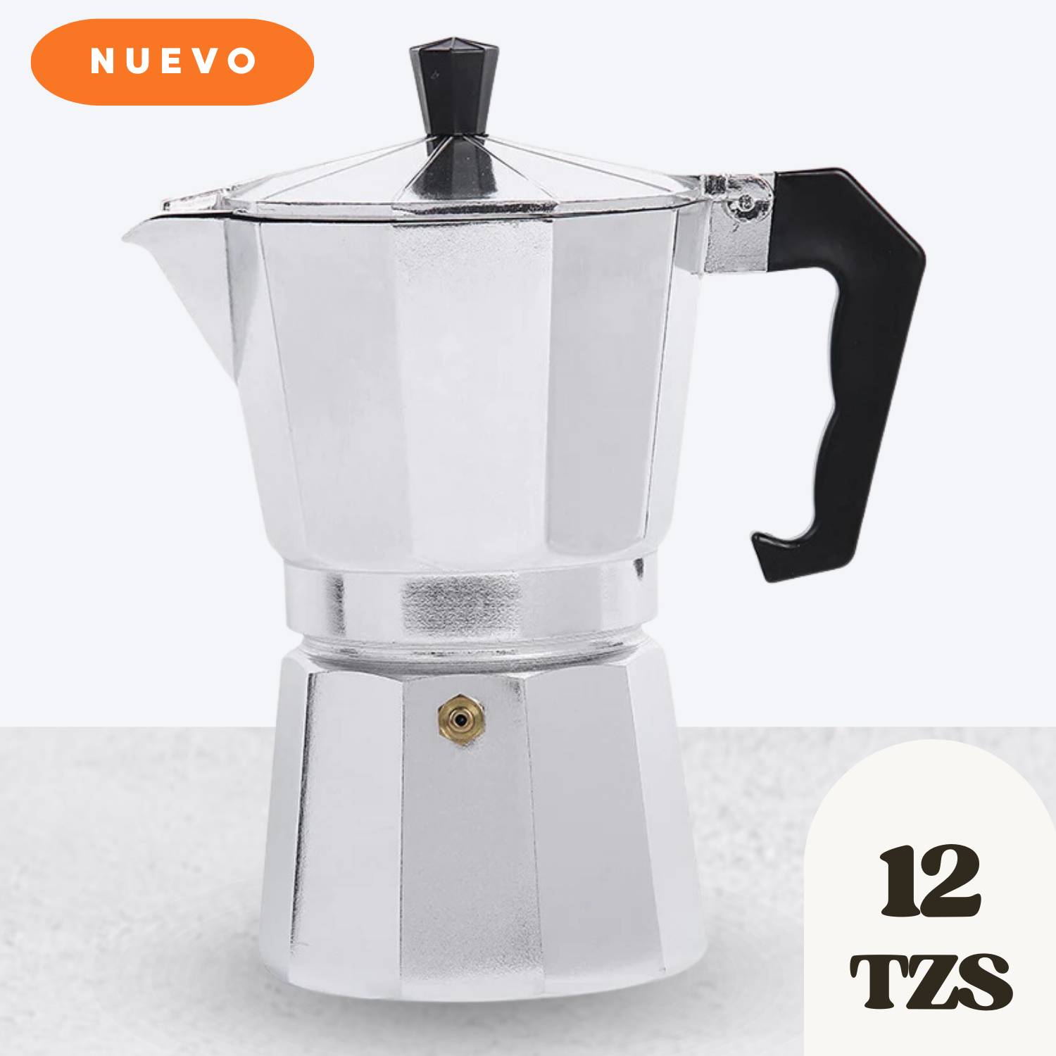 Ripley - CAFETERA ITALIANA 12 TAZAS ESPRESSO MAKER ACERO INOXIDABLE