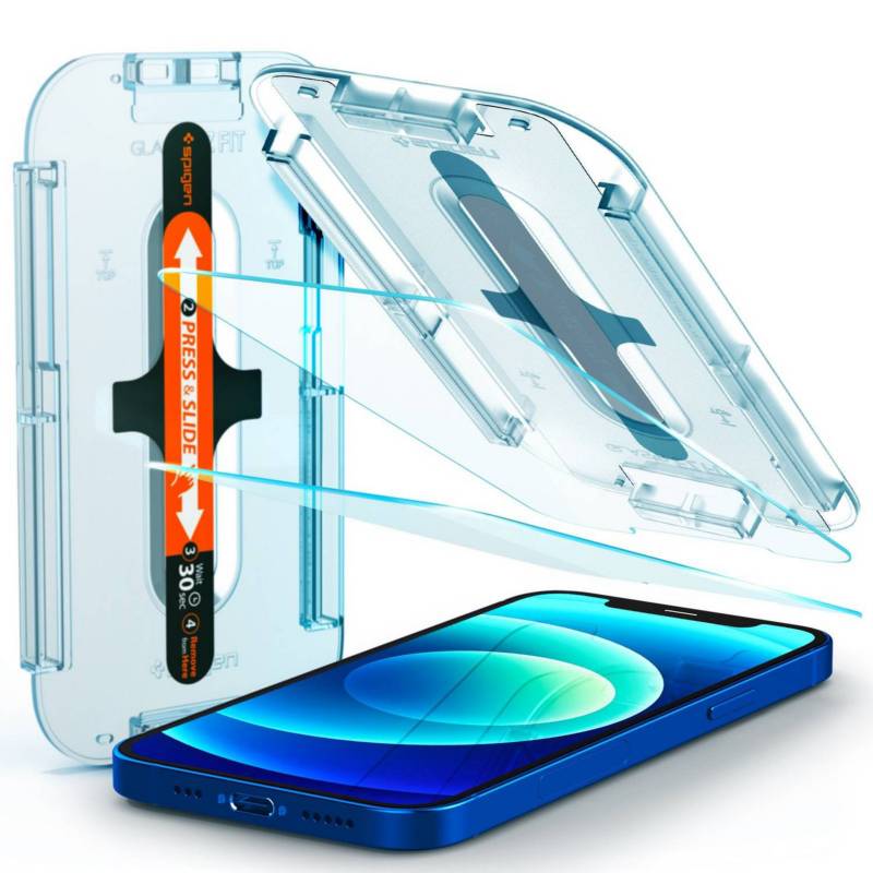 Protector de Pantalla Spigen Glas.tR Ez Fit para iPhone 15 Plus - 2 Unidades